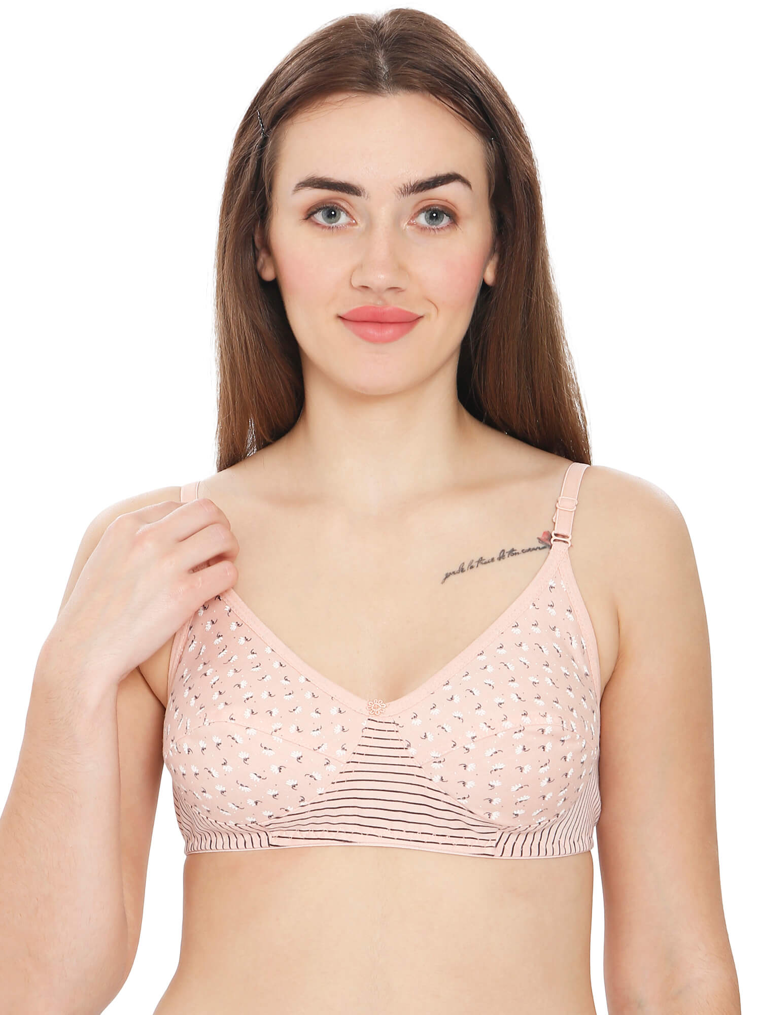 Buy ILRASO ANDY TSHIRT BRA, SMALL POLKA DOT PRINT