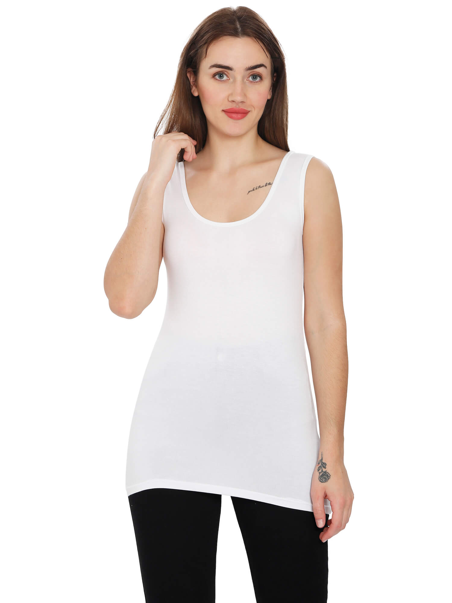 White Hand Washable Cotton Camisole