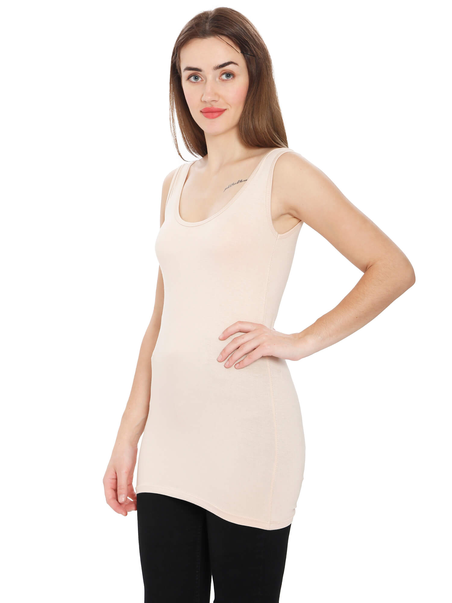 Beige Lounge Wear Camisole