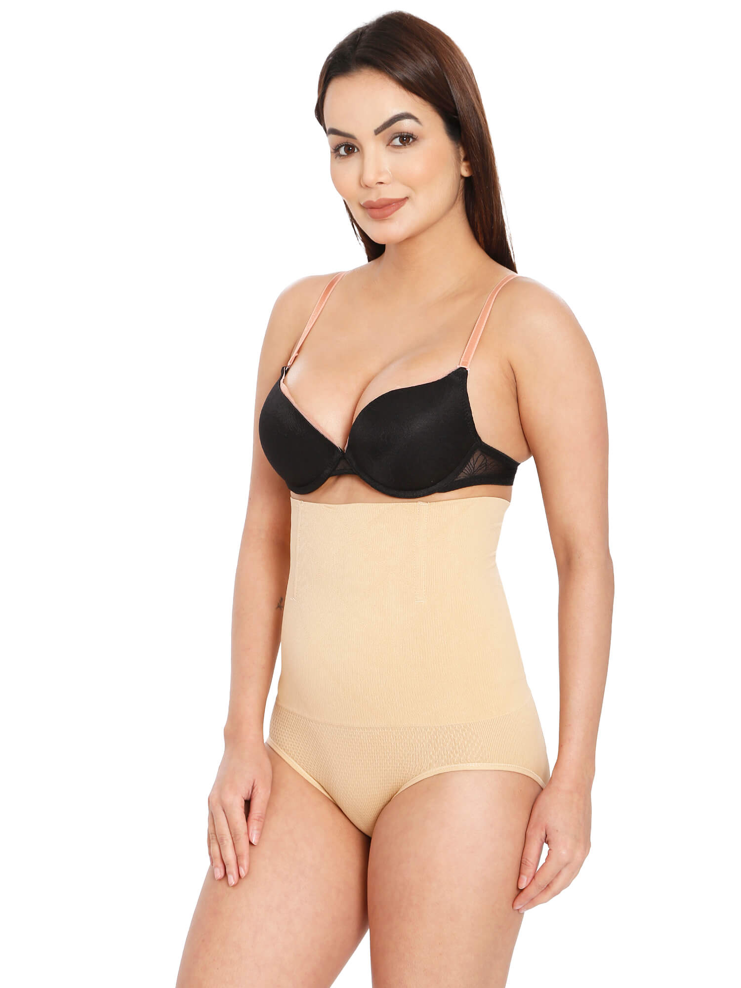 Beige Back and Belly Support Shapewear